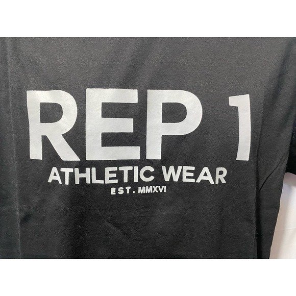 REP 1 Athletic Wear 1 Black Shirt size Large - Picture 13 of 13